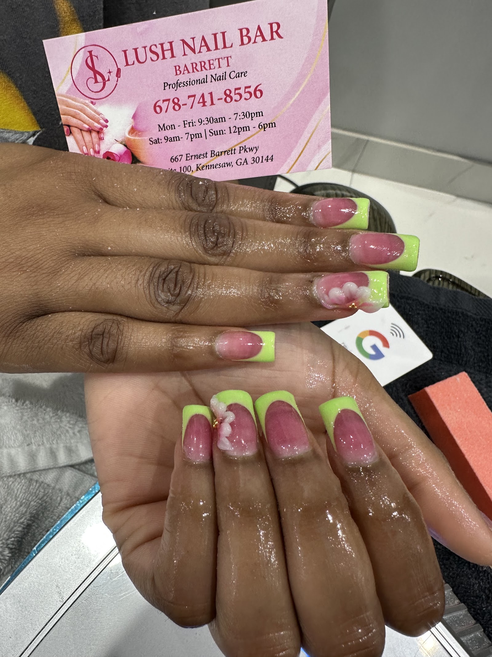 Lush Nail Bar Barrett nail work in Kennesaw, Georgia